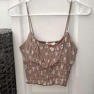 LA Hearts Smocked Bodice Cami Top